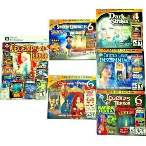 Lot 40+ Viva Mysteries Hidden Object Mystery Adventure PC Games CD-ROM Computer